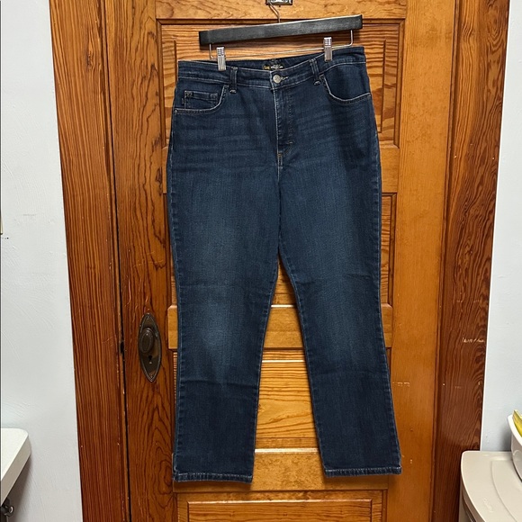 Lee Women's Straight Leg Jeans - Dark Blue 14 short - Picture 1 of 9
